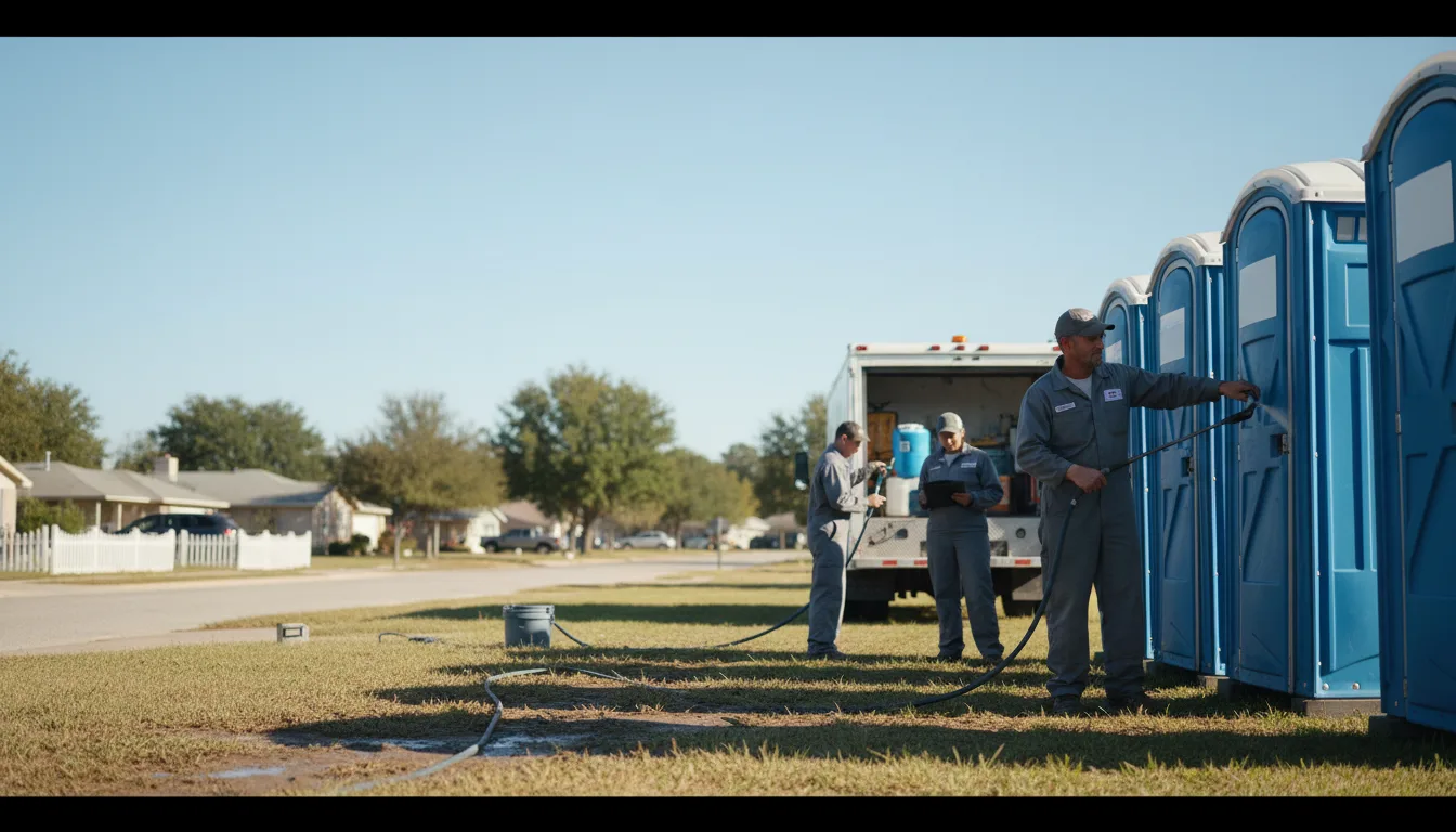 Long-Term Portable Toilet Rental in Olustee, OK near me